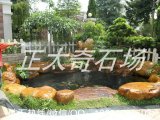 广东正太奇石场低价直销小规格园林黄蜡石