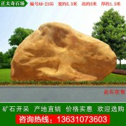  5.3米宽天然黄蜡石 造型摆设观赏石 编号A6-2155