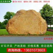 4.3米宽黄蜡石 景区刻字文化石 编号A-0515