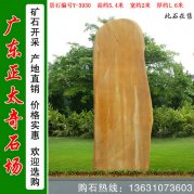  5.4米高黄蜡石 景区刻字招牌景观石 编号Y-3930